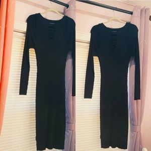 Black stretched dress size xl